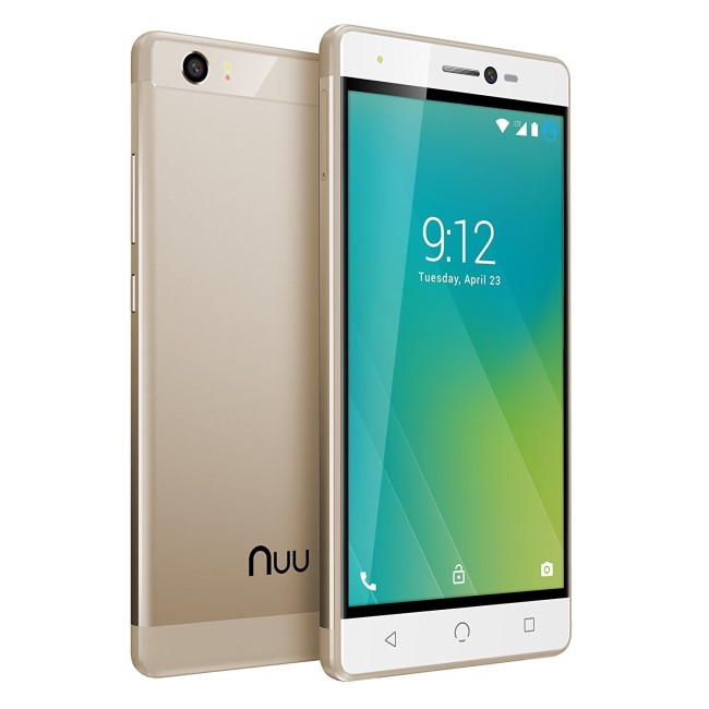NUU M2 Gold 5" 16GB 4G Dual SIM Unlocked & SIM Free