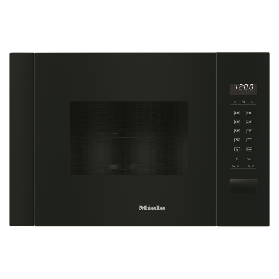 Miele 900W 17L Builtin 50cm Microwave & Grill Black M2224SC