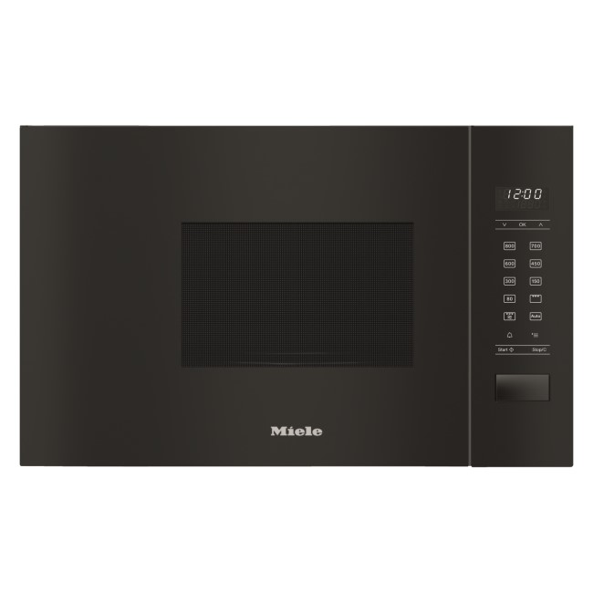 Miele 17L 900W 60cm BuiltIn Microwave with Grill Black M2234SC