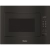 Miele 900W 26L Built In Microwave with Touch Controls - Obsidian Black