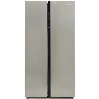 Montpellier 510 Litre American Fridge Freezer - Stainless steel Best Price, Cheapest Prices