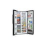Montpellier 510 Litre American Fridge Freezer - Black