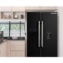 Montpellier 510 Litre American Fridge Freezer - Black