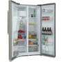 Montpellier 489 Litres Side By Side American Fridge Freezer - Inox