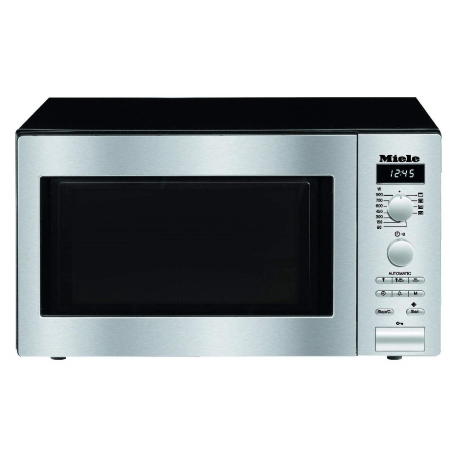 Miele M6012clst 26L 900W Freestanding Microwave in Clean Steel