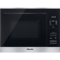 GRADE A1 - As new but box opened - Miele M6022SCclst M 6022 SC 50cm Wide 800W 17L Built-in Microwave Oven - CleanSteel