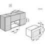 GRADE A1 - As new but box opened - Miele M6022SCclst M 6022 SC 50cm Wide 800W 17L Built-in Microwave Oven - CleanSteel