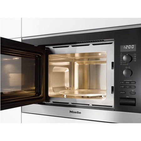 Miele M6032SCclst ContourLine 800W 17L Built-in Microwave with 