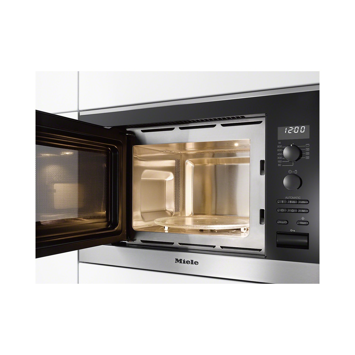 Miele M6032SCclst ContourLine 800W 17L Builtin Microwave with Grill