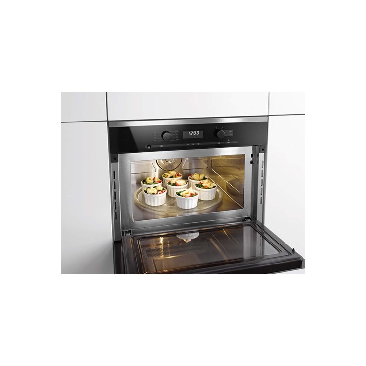 Miele ContourLine M6160TC Built In Microwave - Clean Steel