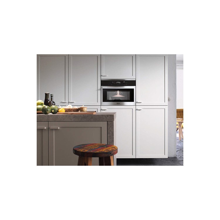 Miele ContourLine M6160TC Built In Microwave - Clean Steel