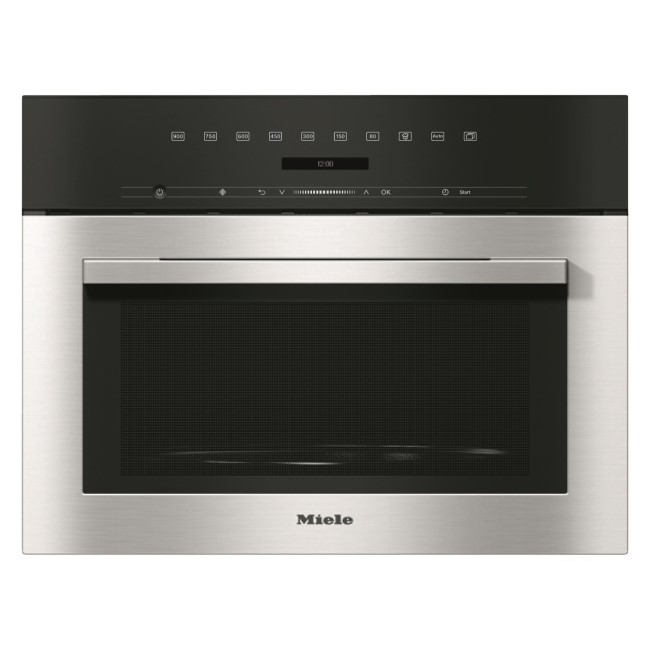 Miele 26L 900W Touch Control Builtin Microwave Clean Steel M7140TC