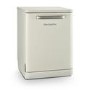 Montpellier Retro Freestanding Dishwasher - D-Rated, Cream