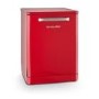 Montpellier Retro Freestanding Dishwasher - D-Rated, Red