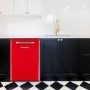 Montpellier Retro Freestanding Dishwasher - D-Rated, Red