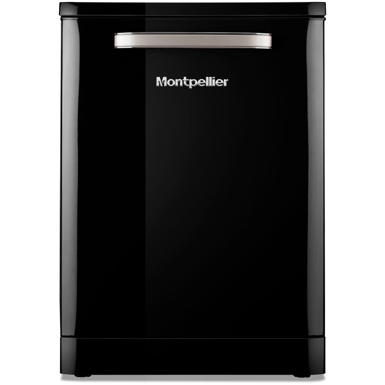 Refurbished Montpellier MAB1353K 13 Place Freestanding Dishwasher Black