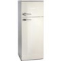 GRADE A2 - Montpellier MAB144C Retro Style 20-80 Top Mount Freestanding Fridge Freezer - Cream