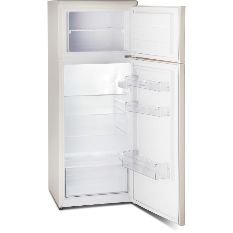 GRADE A2 - Montpellier MAB144C Retro Style 20-80 Top Mount Freestanding Fridge Freezer - Cream
