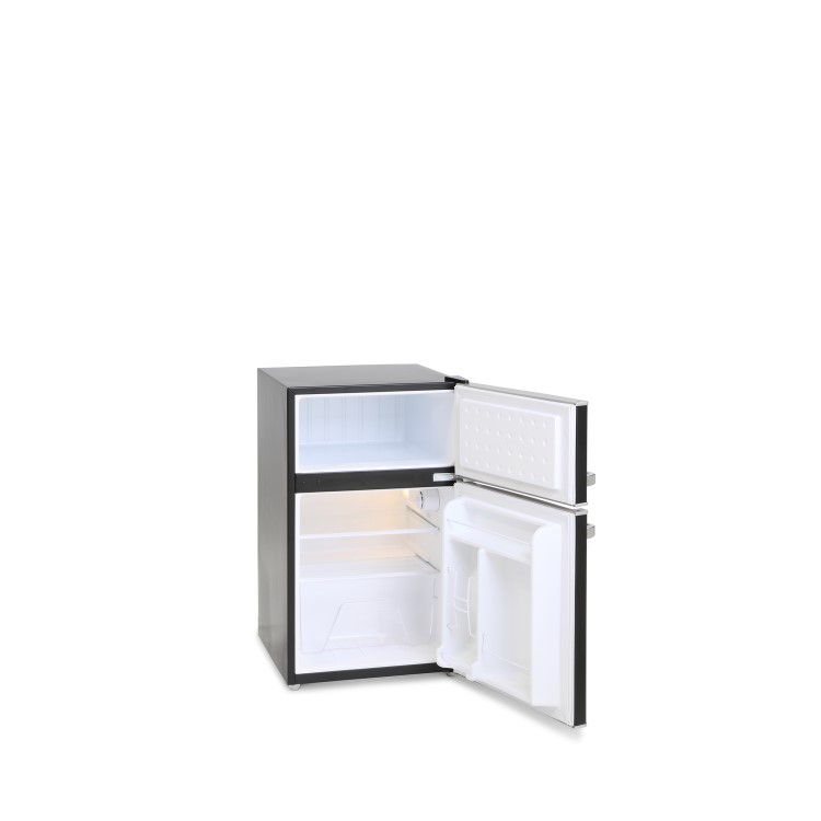 GRADE A2 - Montpellier MAB2030C Mini Retro Freestanding Under Counter Fridge Freezer - Cream
