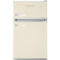Montpellier 88 Litres 20/80 Mini Freestanding Under Counter Fridge Freezer - Cream