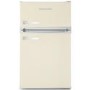Montpellier 88 Litres 20/80 Mini Freestanding Under Counter Fridge Freezer - Cream