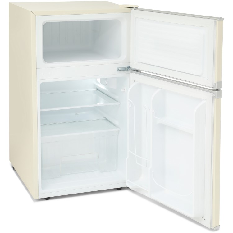 Montpellier 88 Litres 20/80 Mini Freestanding Under Counter Fridge Freezer - Cream