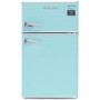 GRADE A2 - Montpellier MAB2030PB Mini Retro Freestanding Under Counter Fridge Freezer - Pale Blue