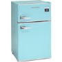 GRADE A2 - Montpellier MAB2030PB Mini Retro Freestanding Under Counter Fridge Freezer - Pale Blue