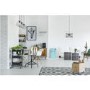 GRADE A2 - Montpellier MAB2030PB Mini Retro Freestanding Under Counter Fridge Freezer - Pale Blue