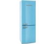 Montpellier MAB385PB Retro Frost Free Freestanding Fridge Freezer - Pastel Blue