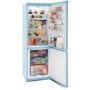 Montpellier MAB385PB Retro Frost Free Freestanding Fridge Freezer - Pastel Blue