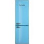 Montpellier MAB385PB Retro Frost Free Freestanding Fridge Freezer - Pastel Blue