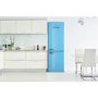 Montpellier MAB385PB Retro Frost Free Freestanding Fridge Freezer - Pastel Blue