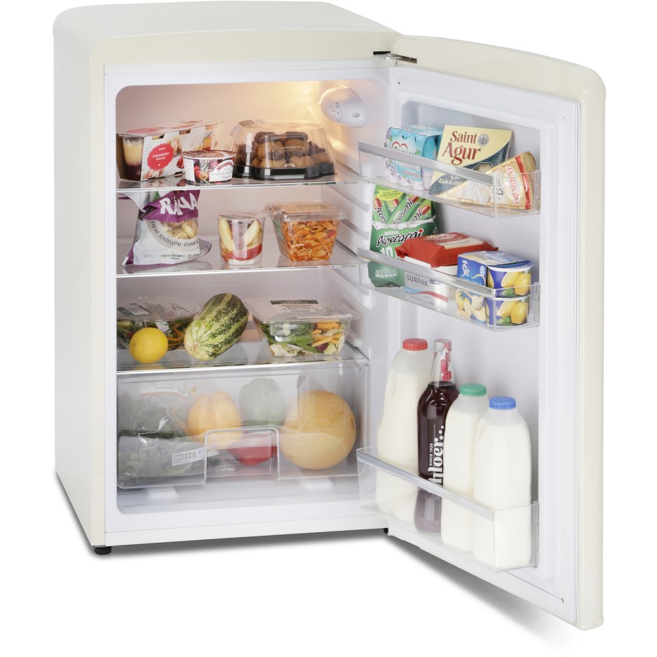 Montpellier MAB550C Mini Retro Larder Fridge Cream Appliances Direct