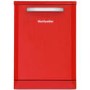 Montpellier MAB600R 15 Place Freestanding Retro Dishwasher With Cutlery Tray - Red