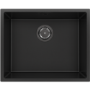 Single Bowl Undermount Black Granite Composite Kitchen Sink - Enza Madison