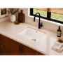 Single Bowl Undermount White Granite Composite Kitchen Sink - Enza Madison