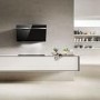 Elica MAJ-SNS-BLK-60 Majestic Sense 60cm Angled Cooker Hood - Black Glass
