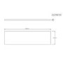 1700mm Matt White Acrylic Bath Front Panel - Malden