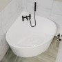 Freestanding Small Round Corner Bath 1000 x 1000mm - Malta