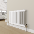 Elego Chrome Modern Manual Angled Radiator Valves (pair)