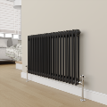 Elego Chrome Modern Manual Angled Radiator Valves (pair)