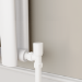 Elego White Modern Manual Angled Valves (pair)