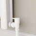 Elego White Modern Manual Angled Valves (pair)