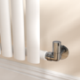 Elego Chrome Modern Manual Corner Radiator Valves With Lockshield