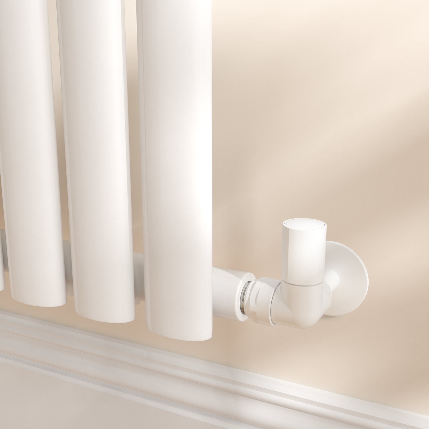 Modern Manual Corner Radiator Valves Lockshield