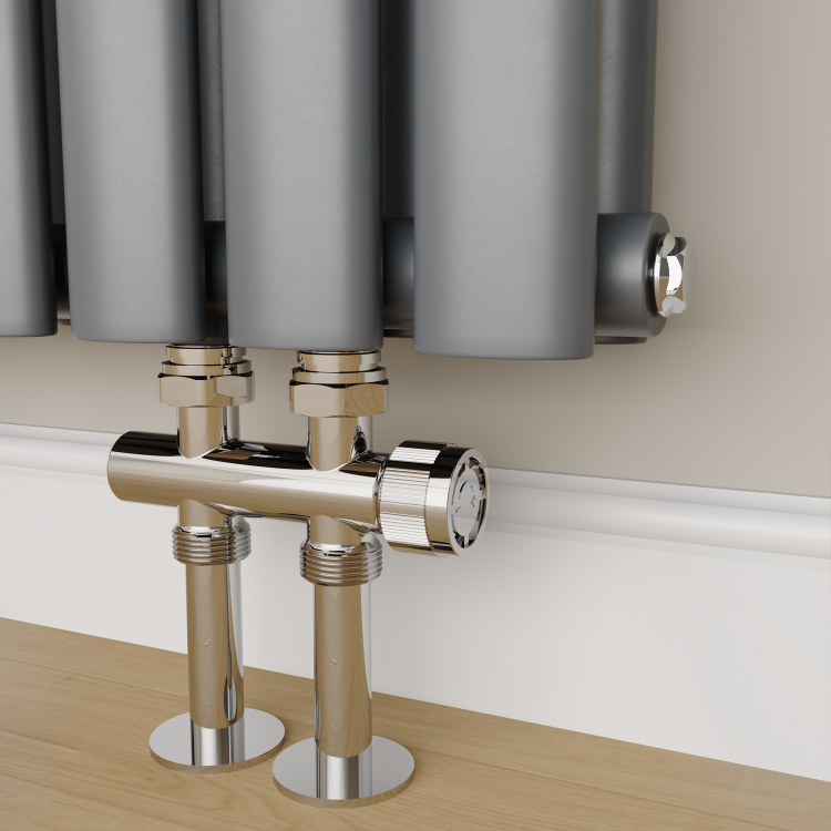 Elego Chrome  Modern Manual H Block Valve