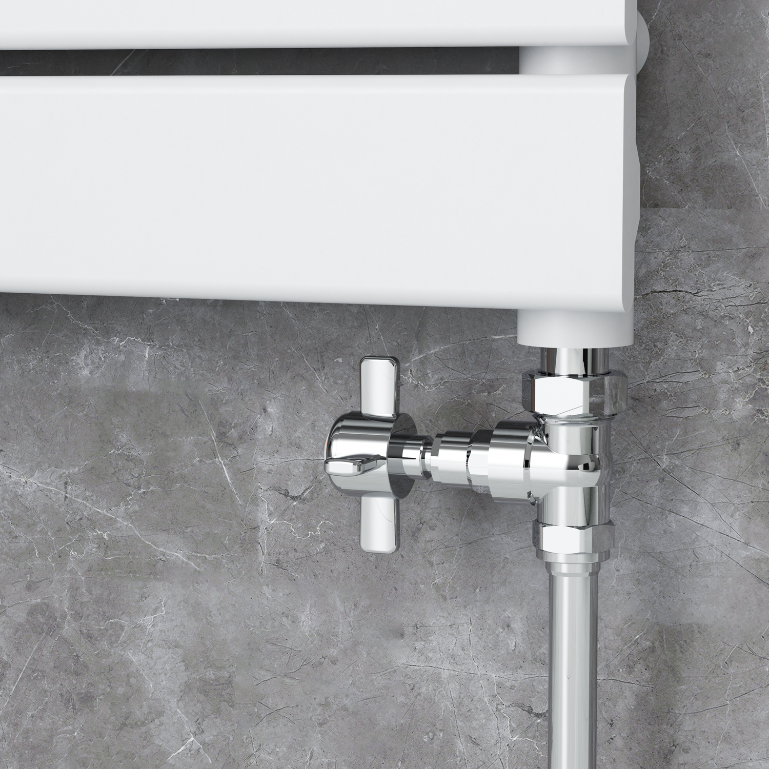 Traditional Manual Straight Radiator Valves