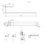 Towel Hook to fit on Single Panel Margo Radiator 380mm- White 