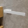 White Single Towel Bar 380mm - Margo